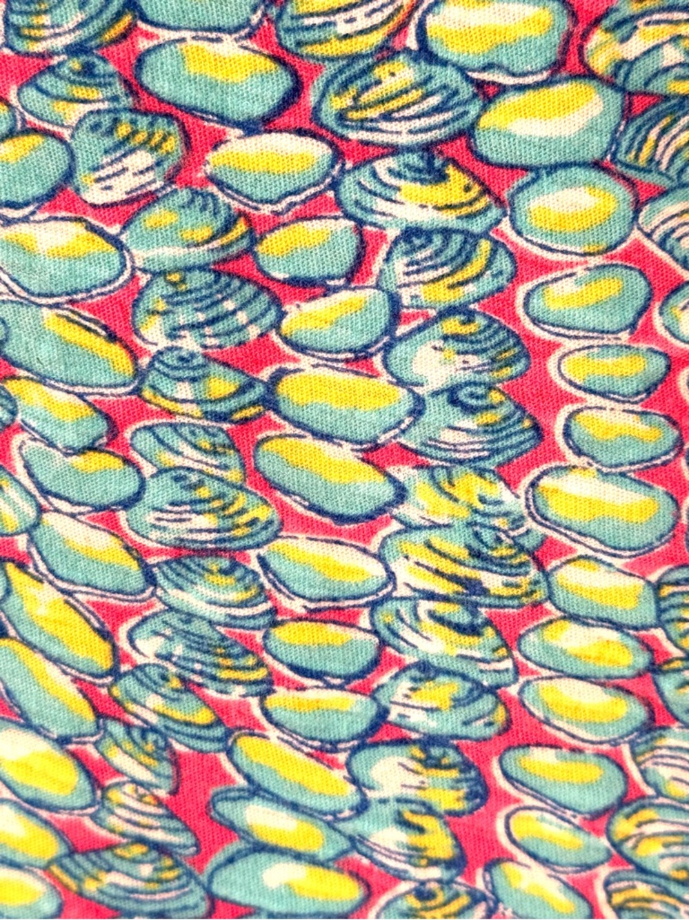 Lilly Pulitzer Wiley Strapless Ruffle Tube Top Clam Jam Print Seashell Nautical - Picture 11 of 16